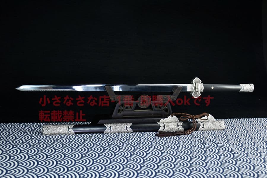 武具　刀装具　日本刀　模造刀   居合刀 唐剣  マンガン鋼鏡光諸刃唐剣