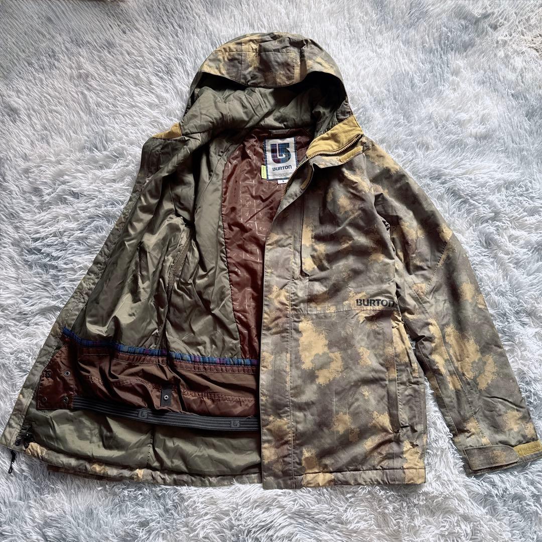 Burtonバートンスキーウェアスノーボードジャケットパーカーセット S 迷彩