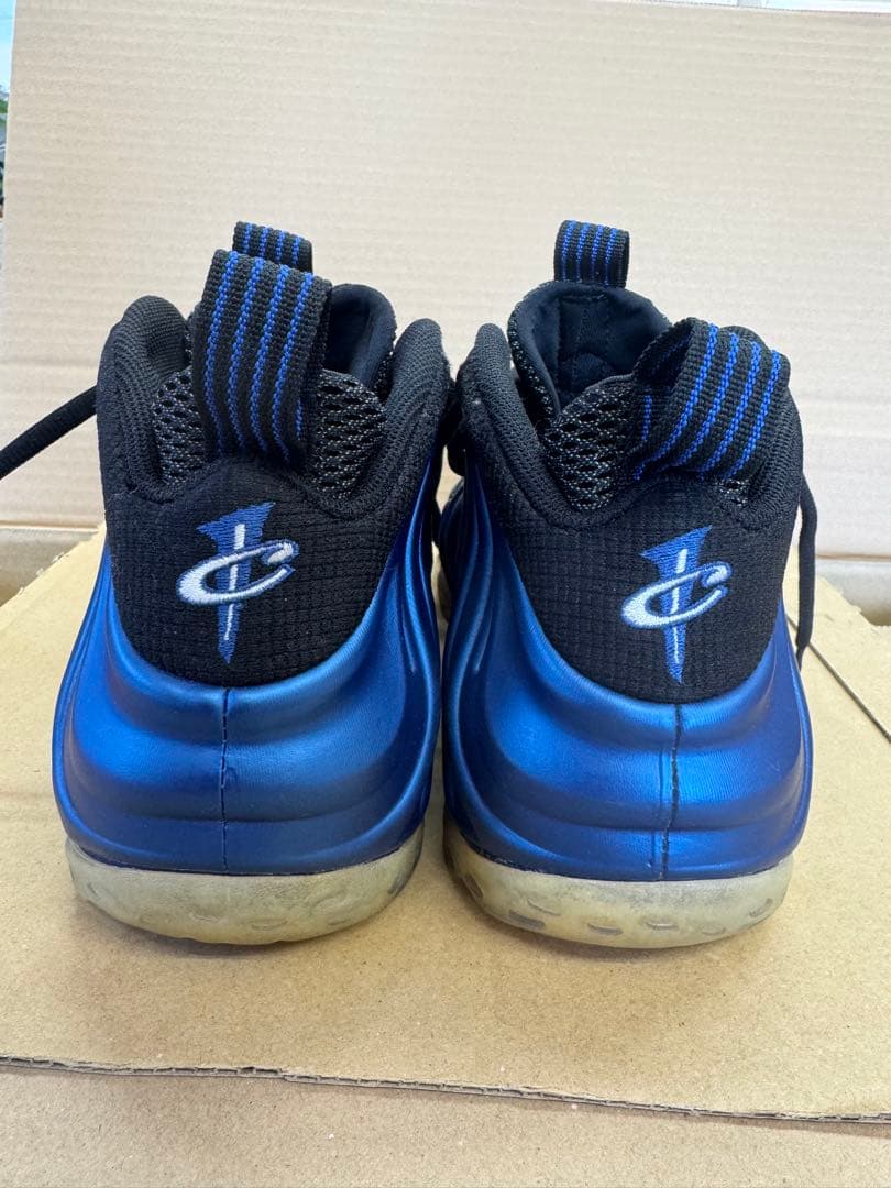 Nike Foamposite ブルー/ブラック シューズ27cm(説明必読)