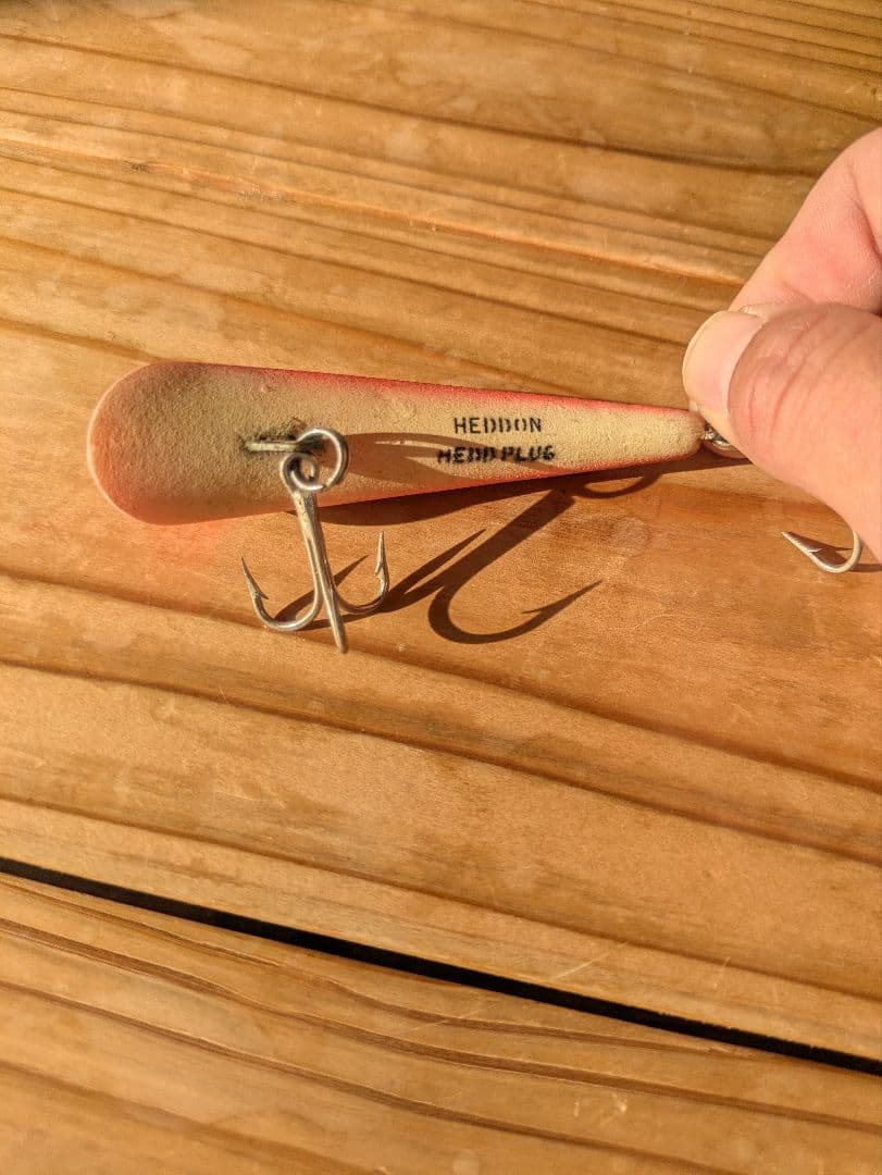 HEDDON HEDD PLUG ヘドン ヘッドプラグ ピンク・オレンジ蛍光