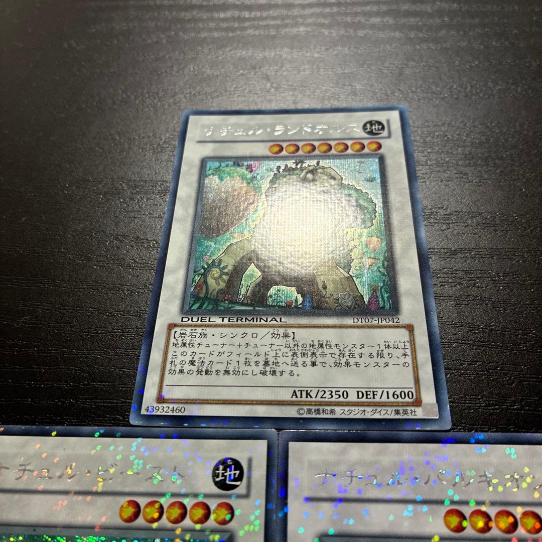 遊戯王　ナチュル　シンクロシークレットレア3枚セット