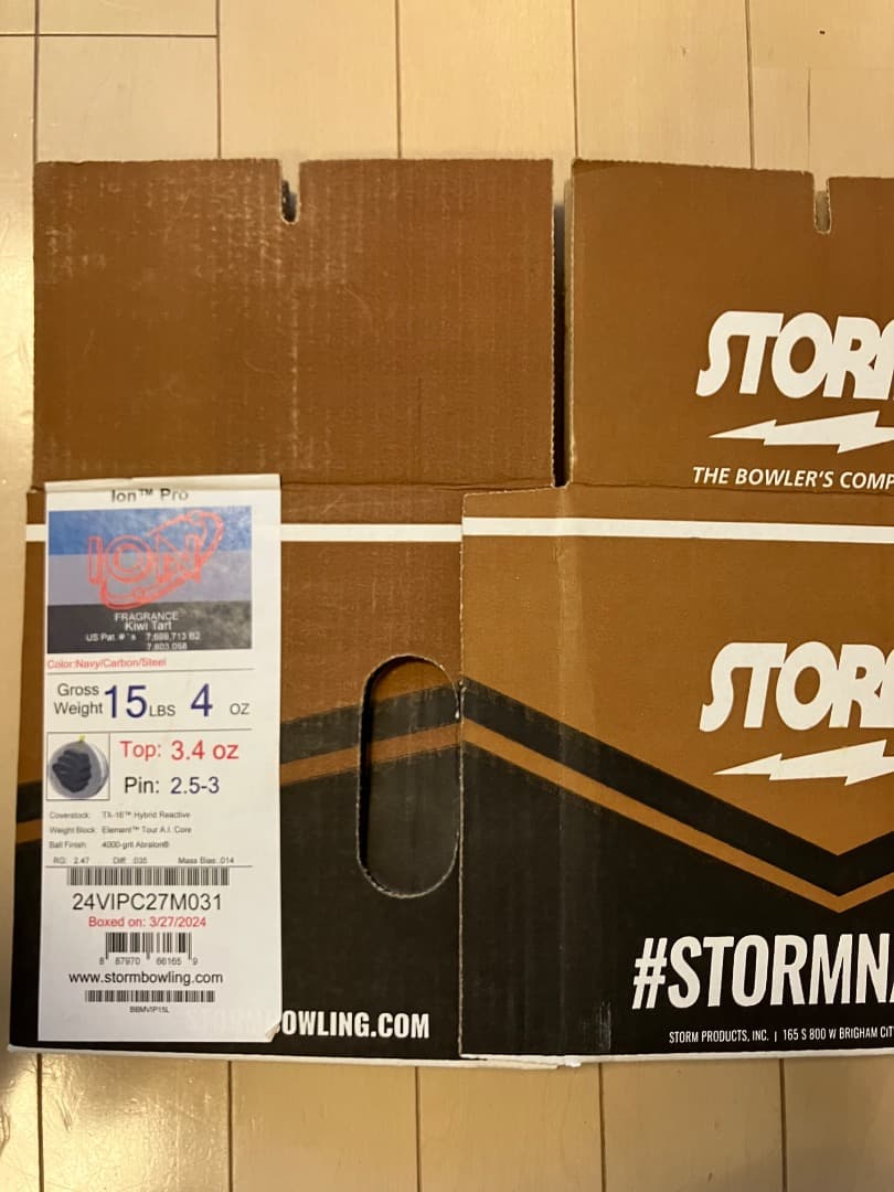 【かいちょー】ストーム アイオンプロ 15ポンド