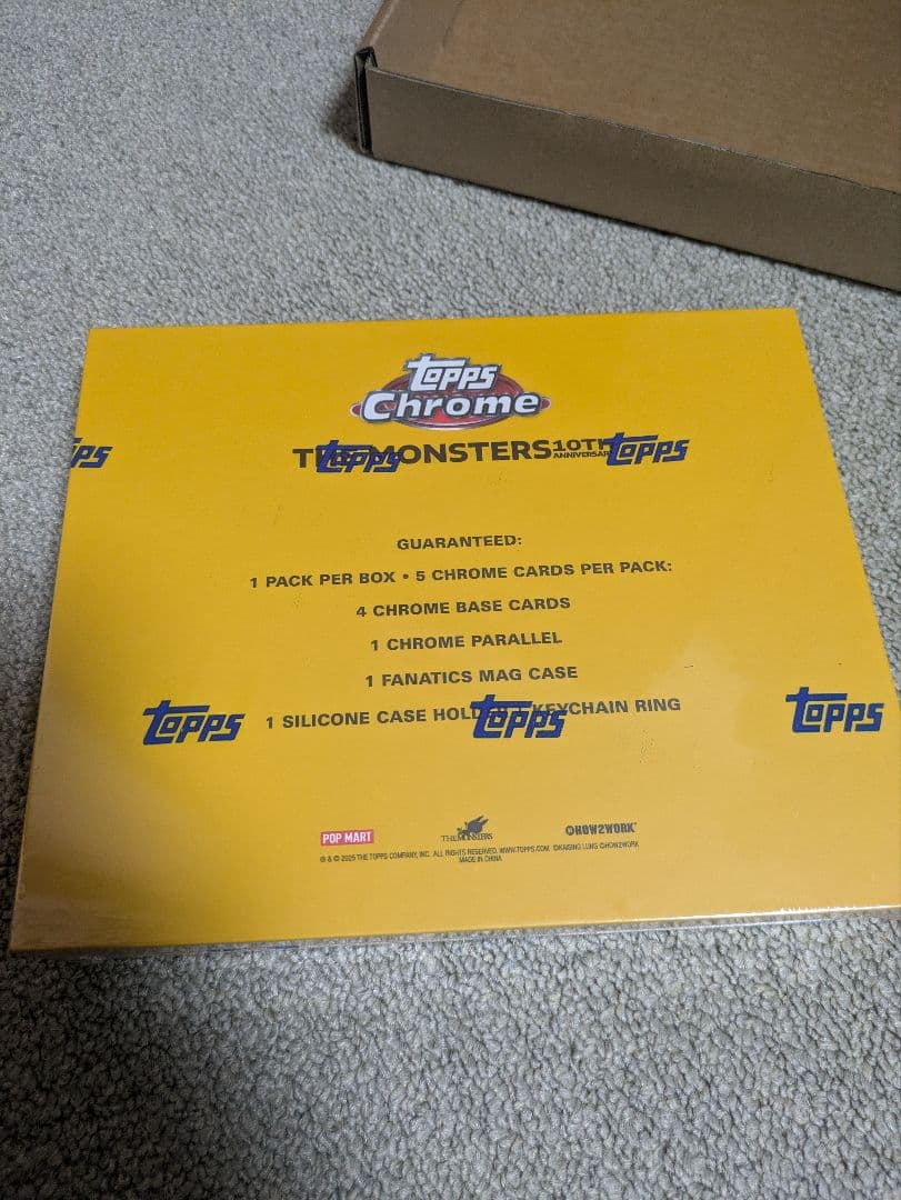 その他 2025 Topps Chrome Labubu Anniversary Box