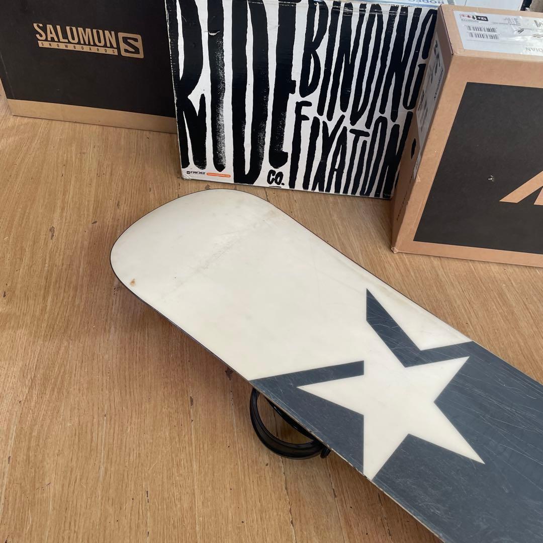 JOYRIDE×IGNIO　キッズスノーボード　108cm　バイン付3点セット