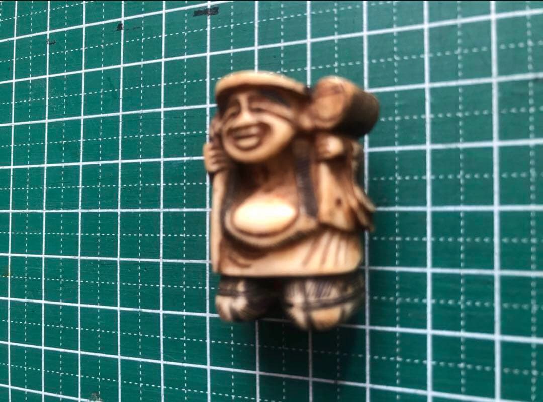 江戸 根付 大黒様 1点物 大黒天