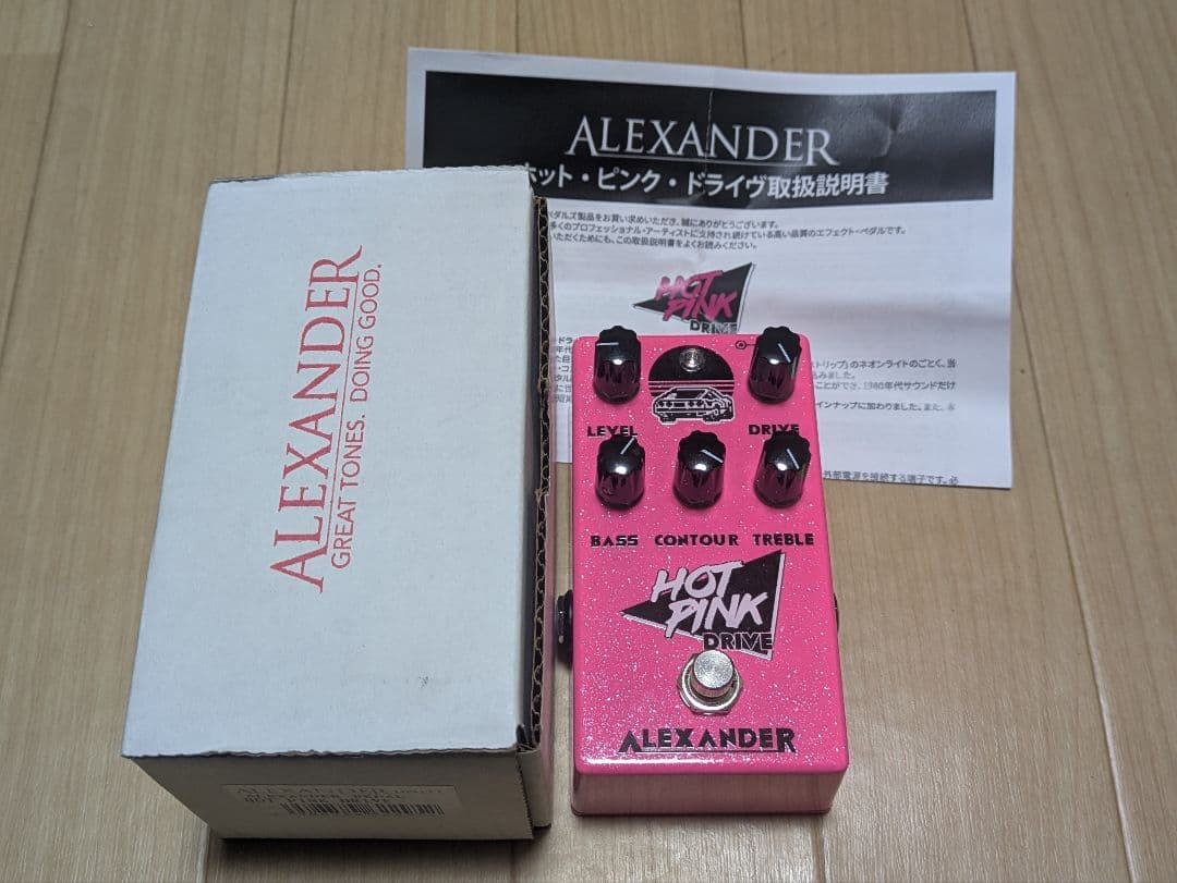 ALEXANDER HOT PINK DRIVE ギターエフェクター