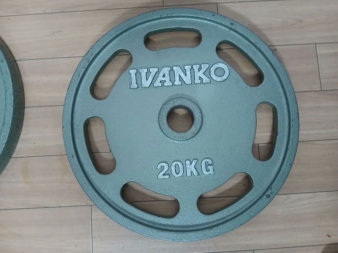 ①IVANKOイヴァンコ ラバープレー20kg x 1枚穴径50mm(同時購入)