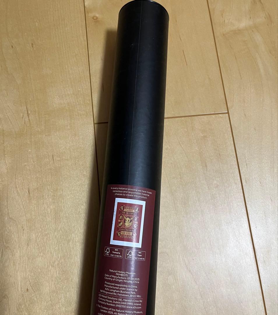 ロンドン　自然史博物館　ポケモン　イーブイ　ポスター