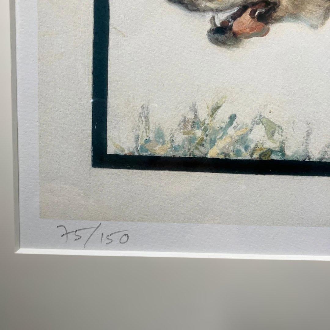 版画　ノーマンロックウェル「No Swimming」