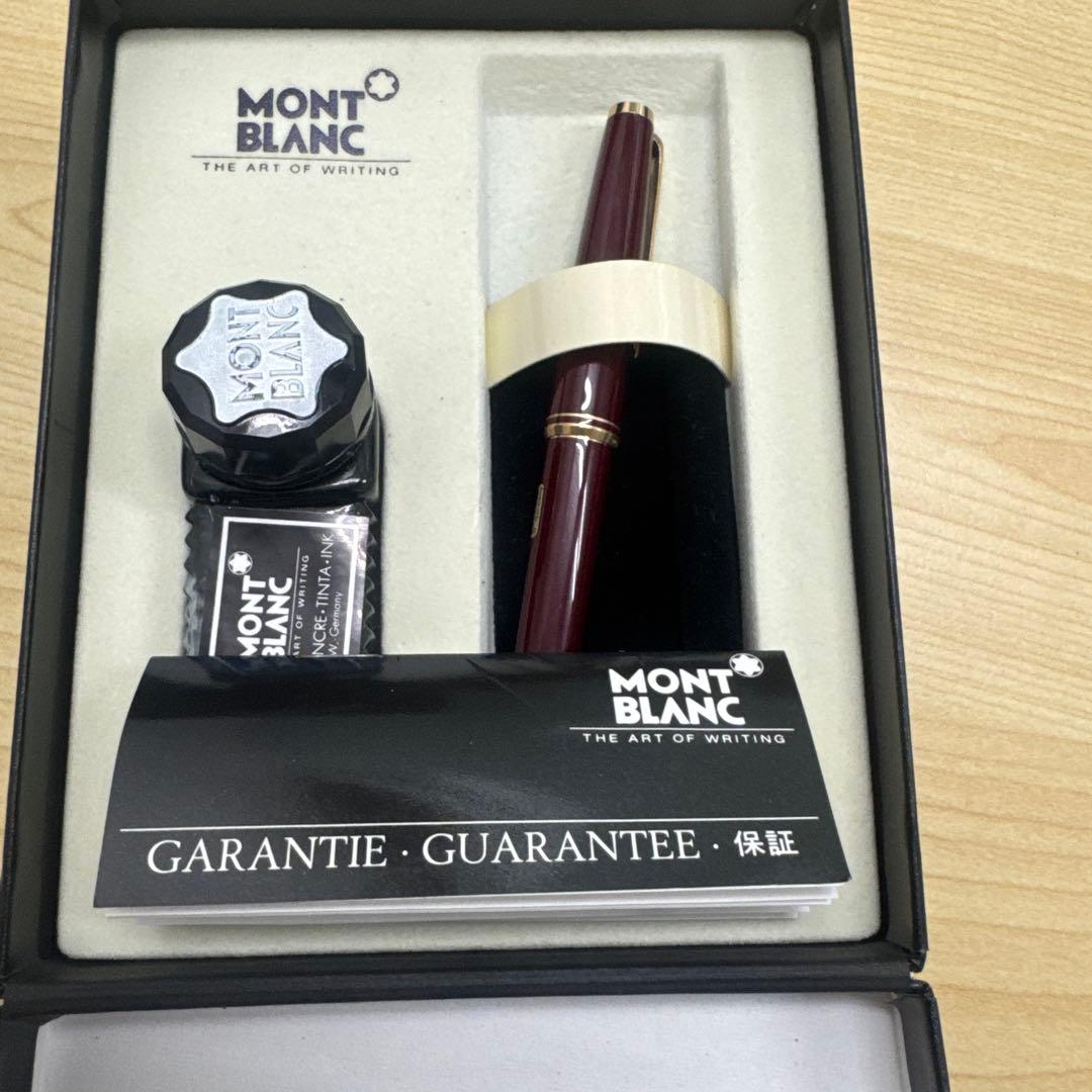 MONT BLANC バーガンディ 万年筆 14金 ペン先