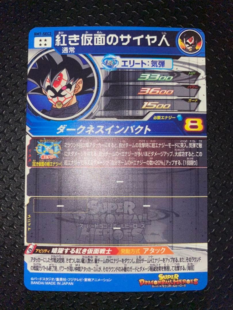 〜ドラゴンボールヒーローズ〜紅き仮面のサイア人