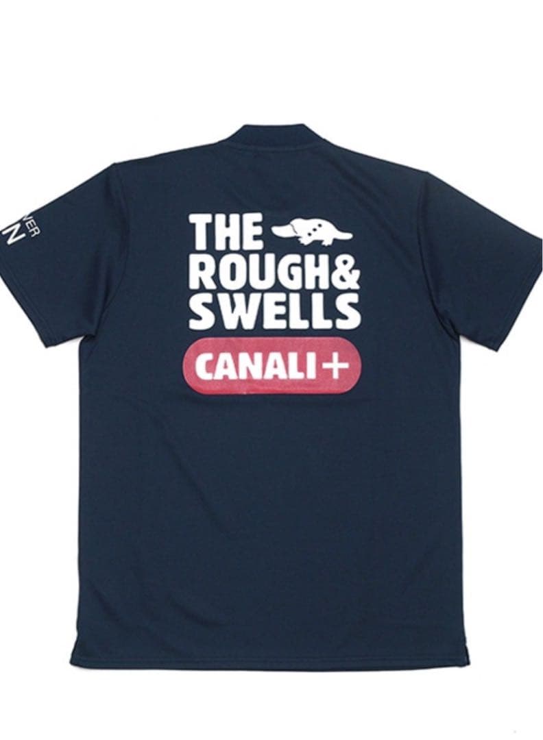 ラフ＆スウェル　ゴルフウェア　ベースボールユニフォーム風　ネイビー　Ｍサイズ