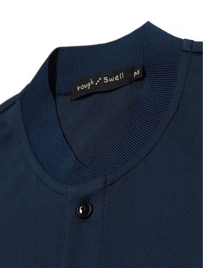 ラフ＆スウェル　ゴルフウェア　ベースボールユニフォーム風　ネイビー　Ｍサイズ