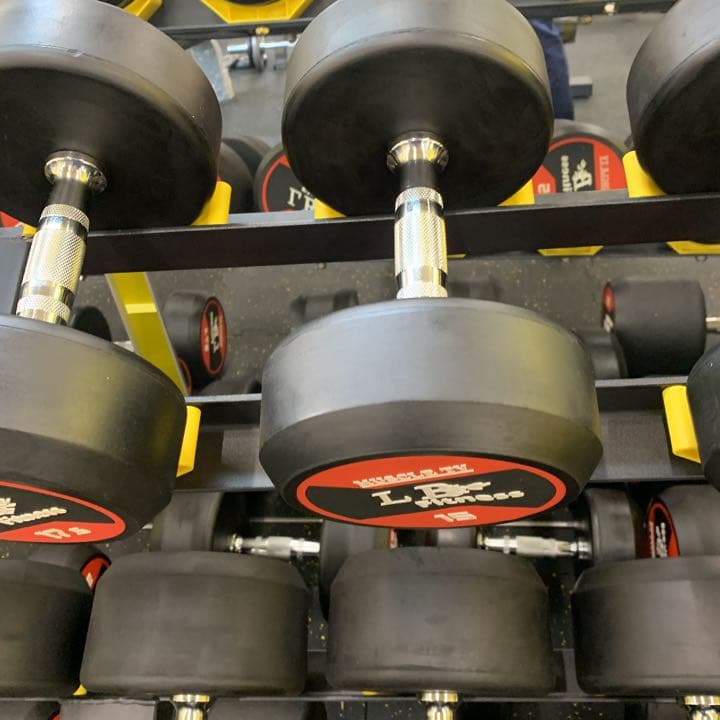 ラバーダンベル　55kg  ２個