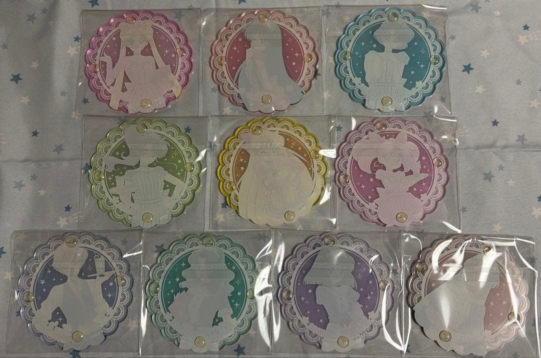 セーラームーン カフェ 2017 アクリルコースター コンプリート10点