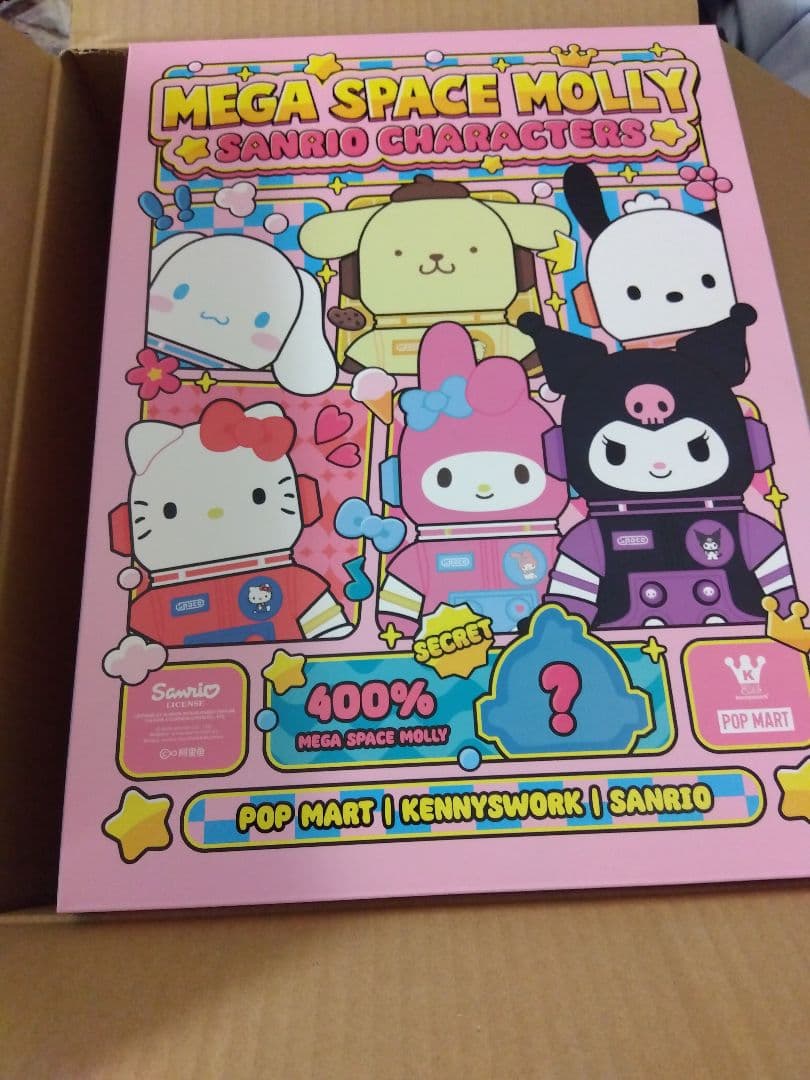 メガスペースモリー　サンリオ　400％　シナモロール POPMART