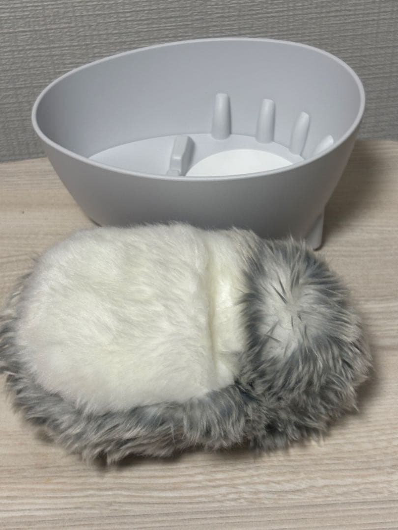 Moflin シルバー ぬいぐるみ本体　充電器