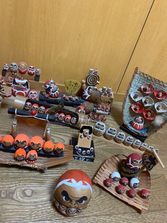 希少 だるま 大量 約50点 日本各地 1960年代 達磨 郷土玩具 民芸品