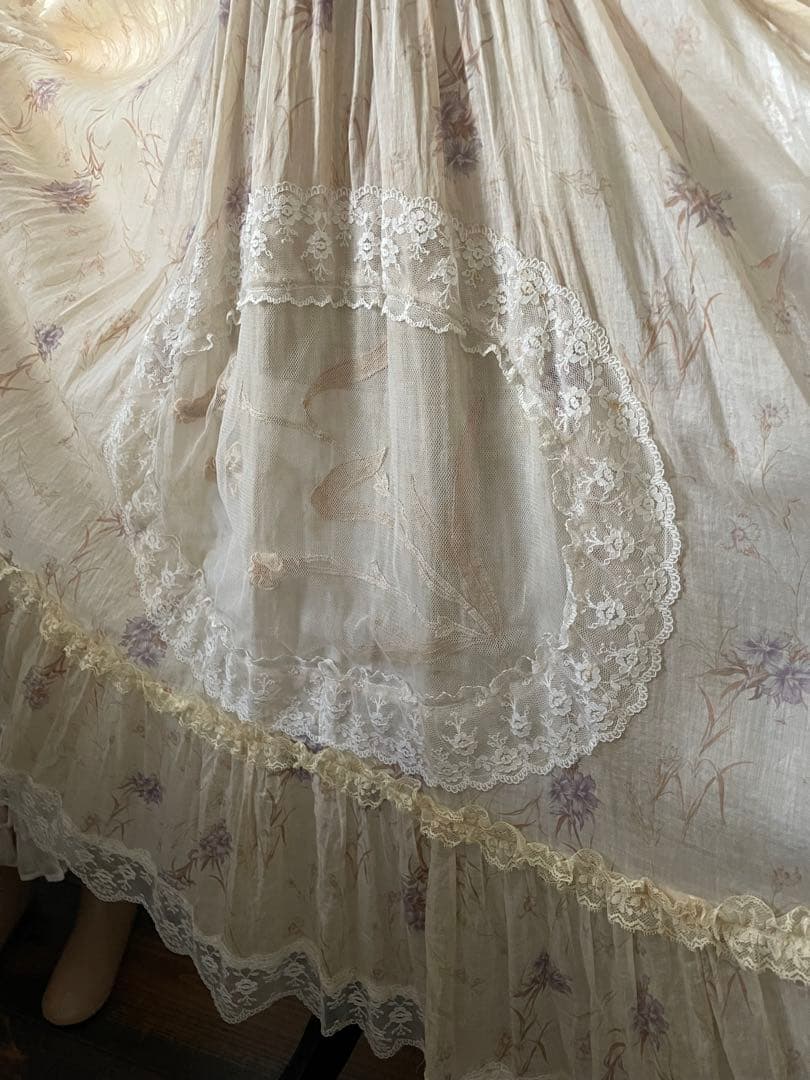 〜♡〜 美しいアンティークドレス 〜♡〜 フランスアンティークレース
