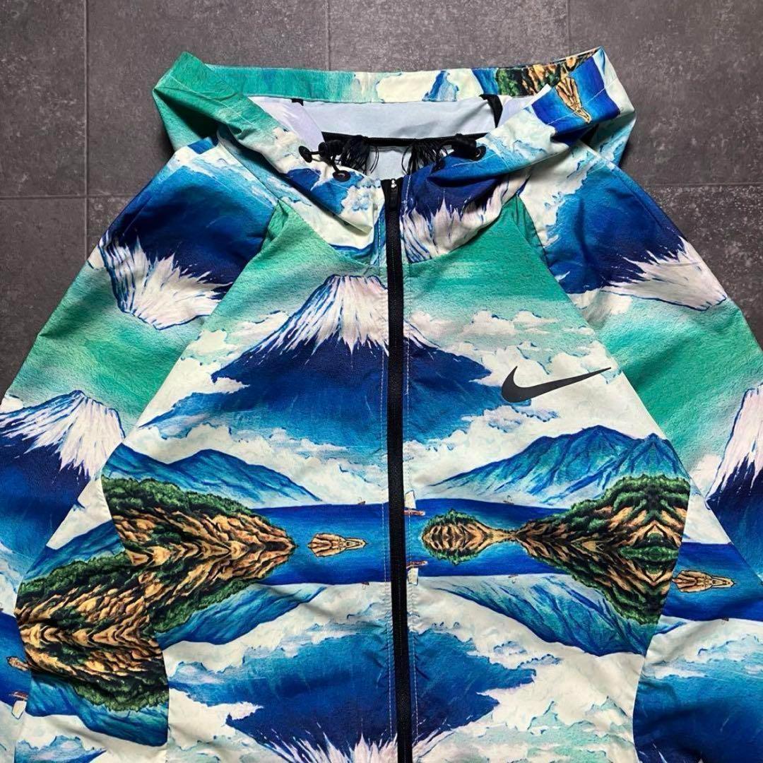 防寒！NIKE RUN 富士山 東京 マラソン 記念 ランニング M F 38