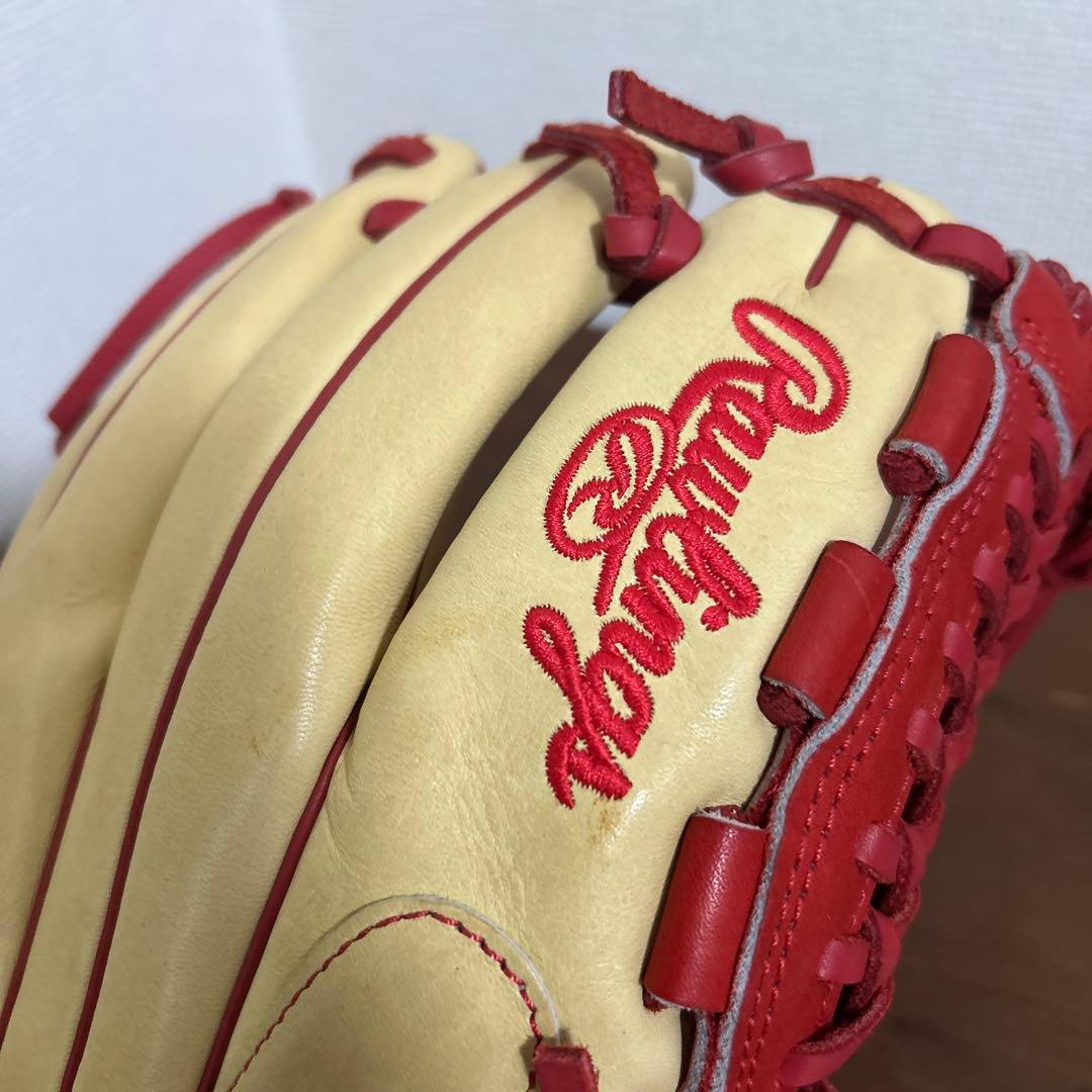 美品　Rawlings THE GOLD GLOVE TEAMクリーム/レッド
