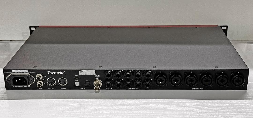 DTM・DAW Focusrite Clarett+ 8pre USB