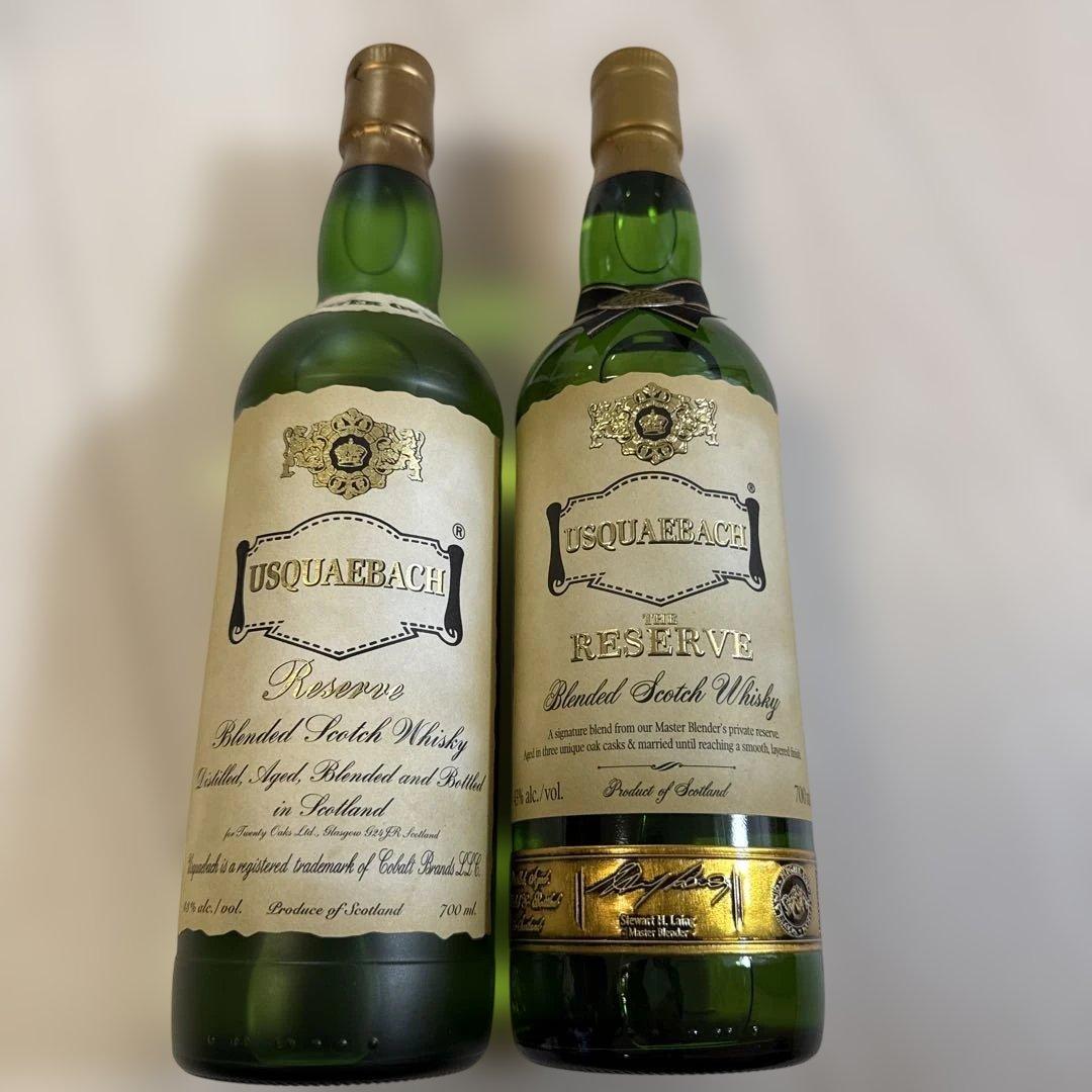 USQUAEBACH Reserve ブレンデッドスコッチウイスキー　新旧セット