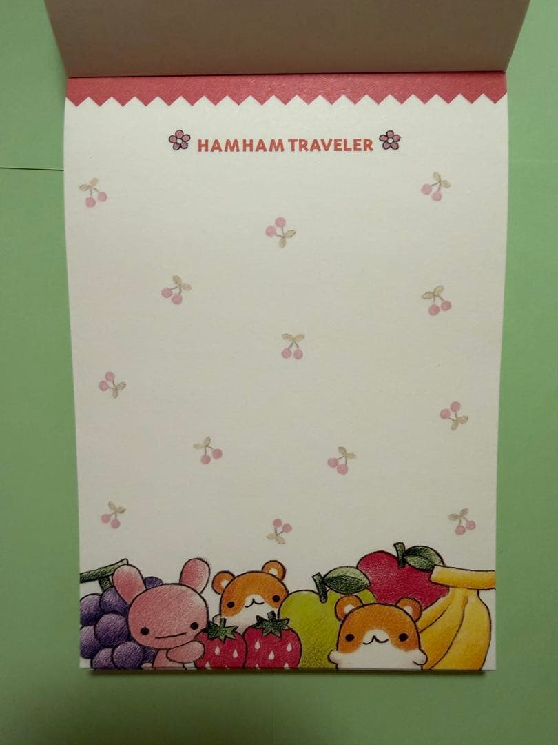 平成レトロ HAM HAM TRAVELER メモ帳 シール付き ハムスター