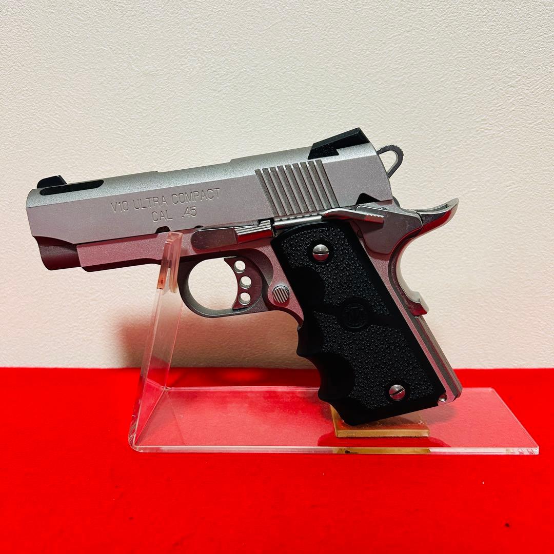 【ほぼ未使用】東京マルイ　V10 ウルトラコンパクト ステンレスモデル　ガスブロ