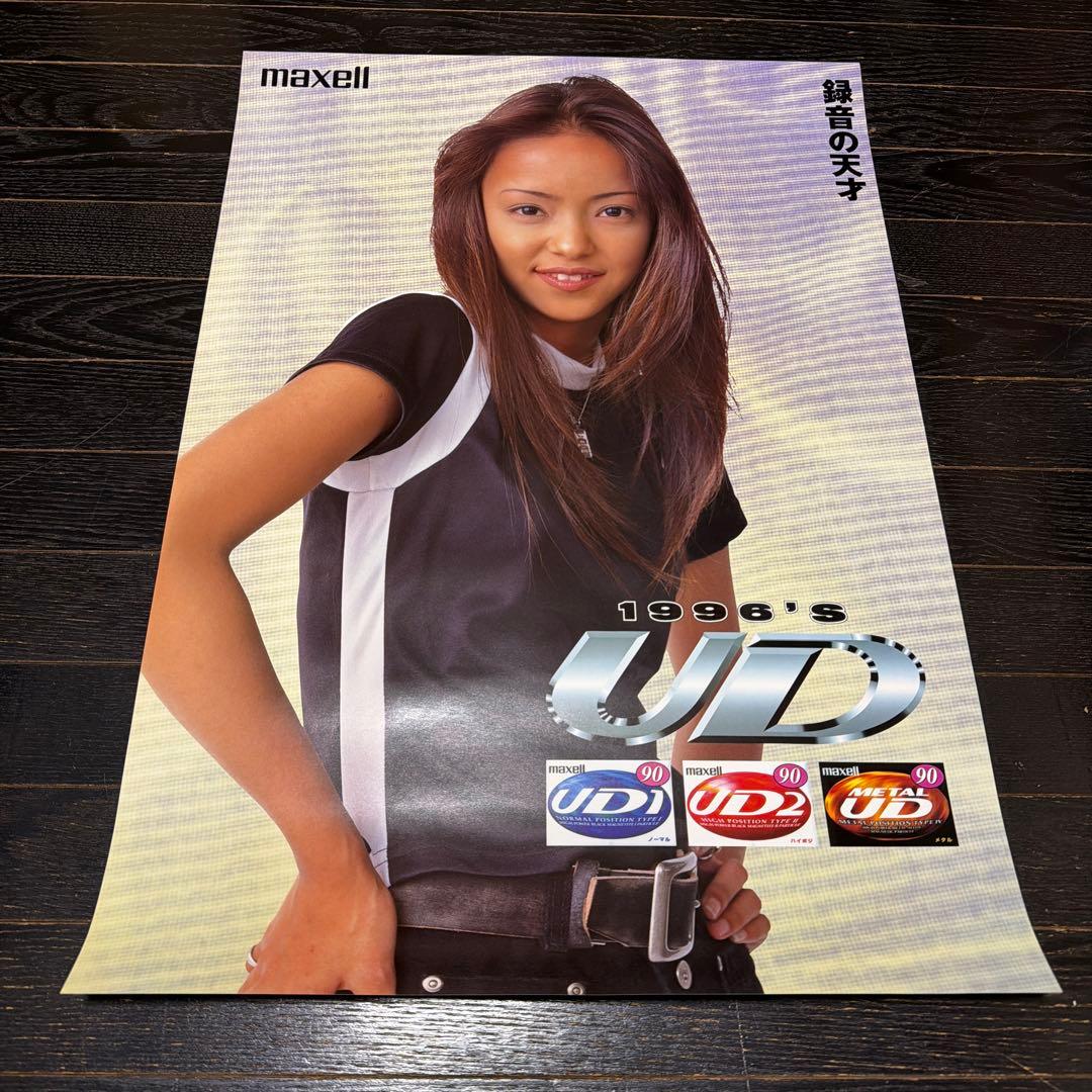 安室奈美恵　12種類　A2サイズ　ポスター　当時品　マクセル　非売品