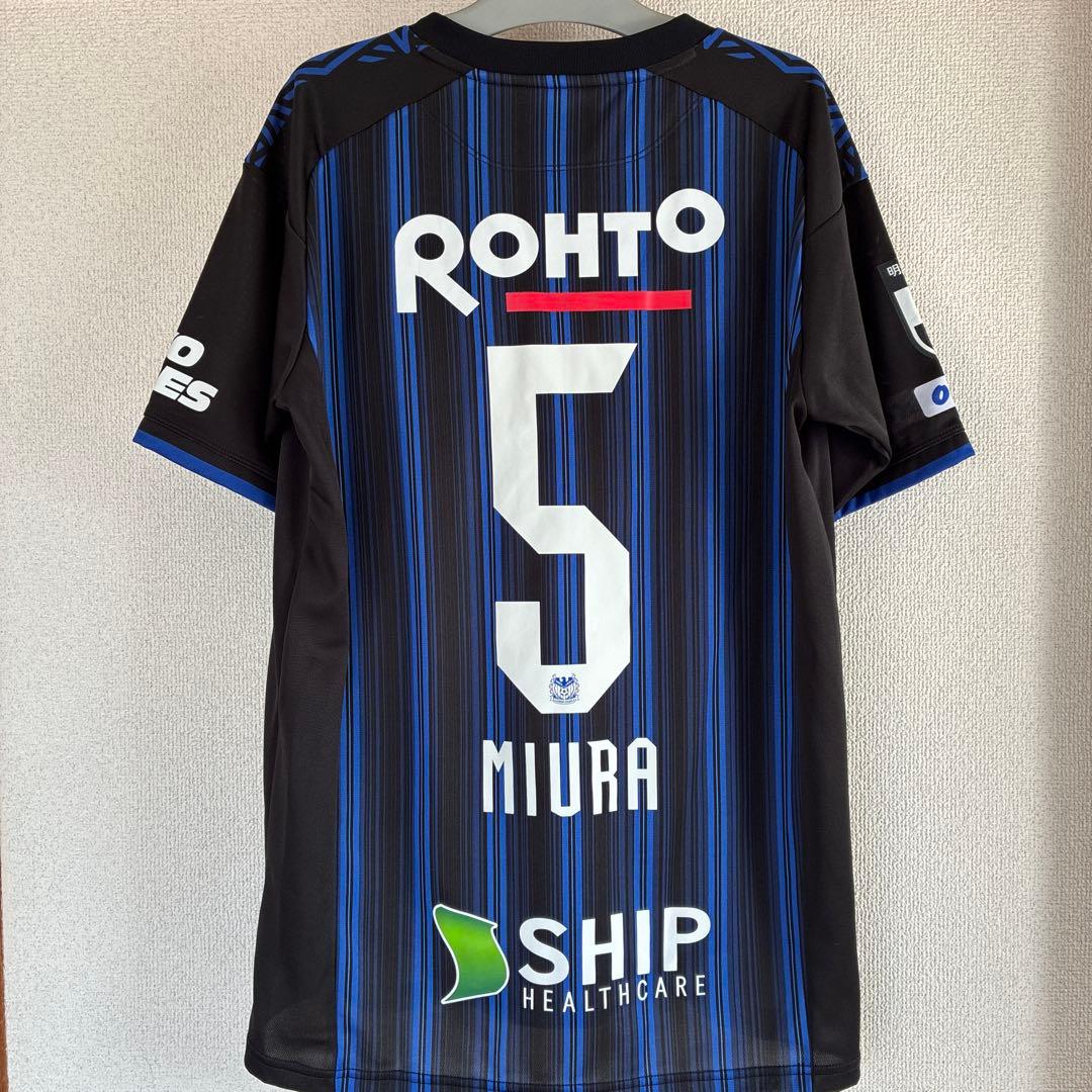 ガンバ大阪　三浦MIURA 5 ユニフォームM-L