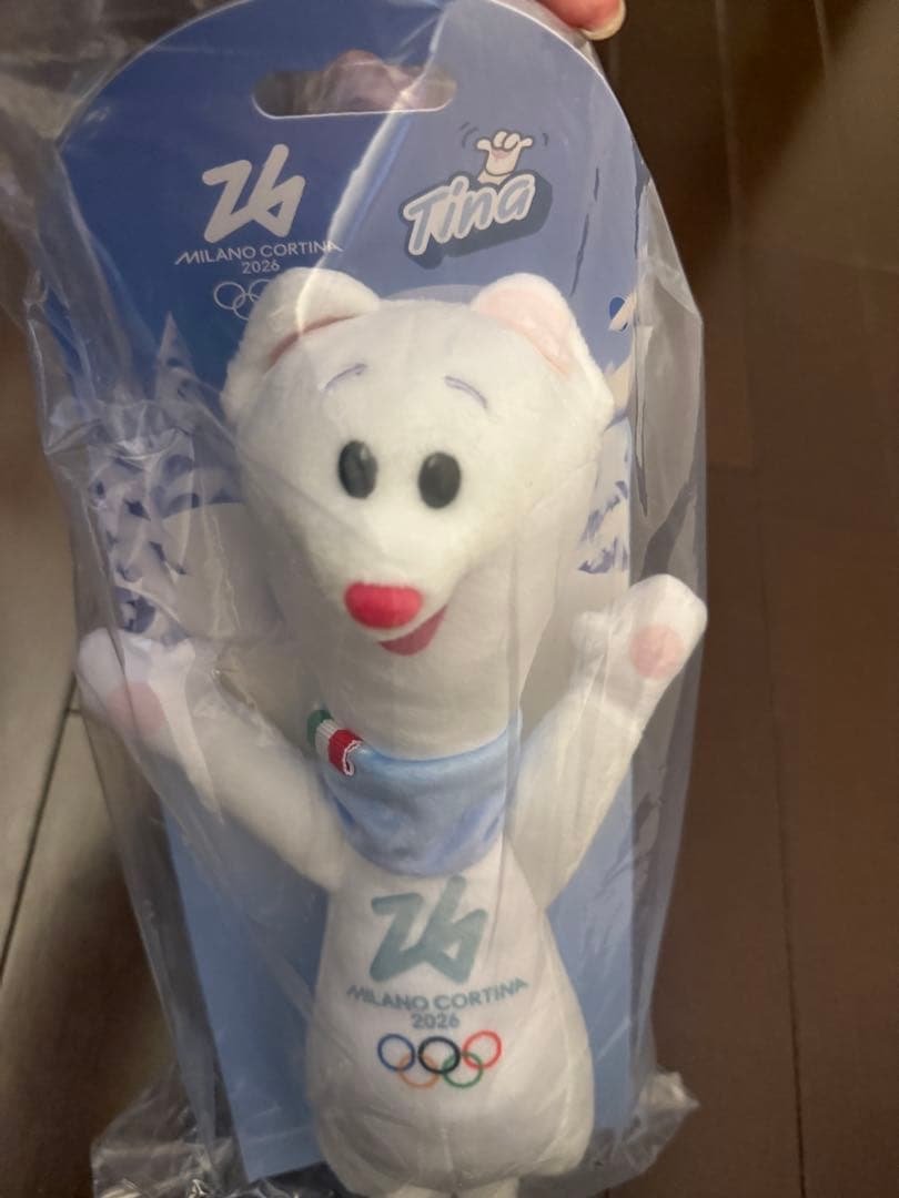 【新品】Tina ぬいぐるみ マスコット ミラノ・コルティナ 2026 27㎝