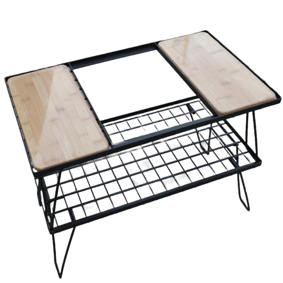 IGT対応フィールドラック　天板2枚付　グリルテーブル　収納袋付