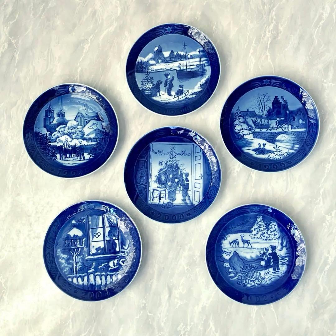 イヤープレート6枚セット ロイヤルコペンハーゲン