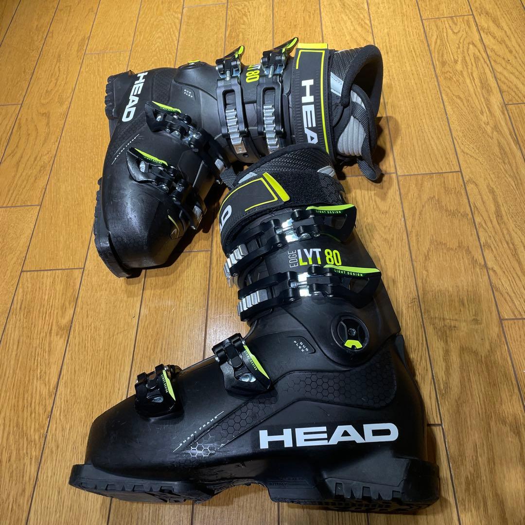 幅広HEADヘッドEDGE LYT80 25.0-25.5cm 初中級向け