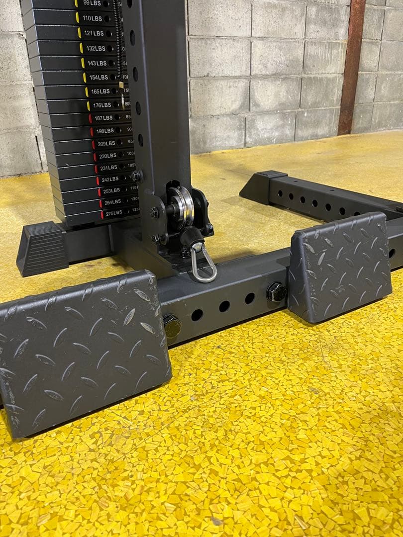 【美品】MBCスクワットラック+ラットプル　VILLAINプレート125kg