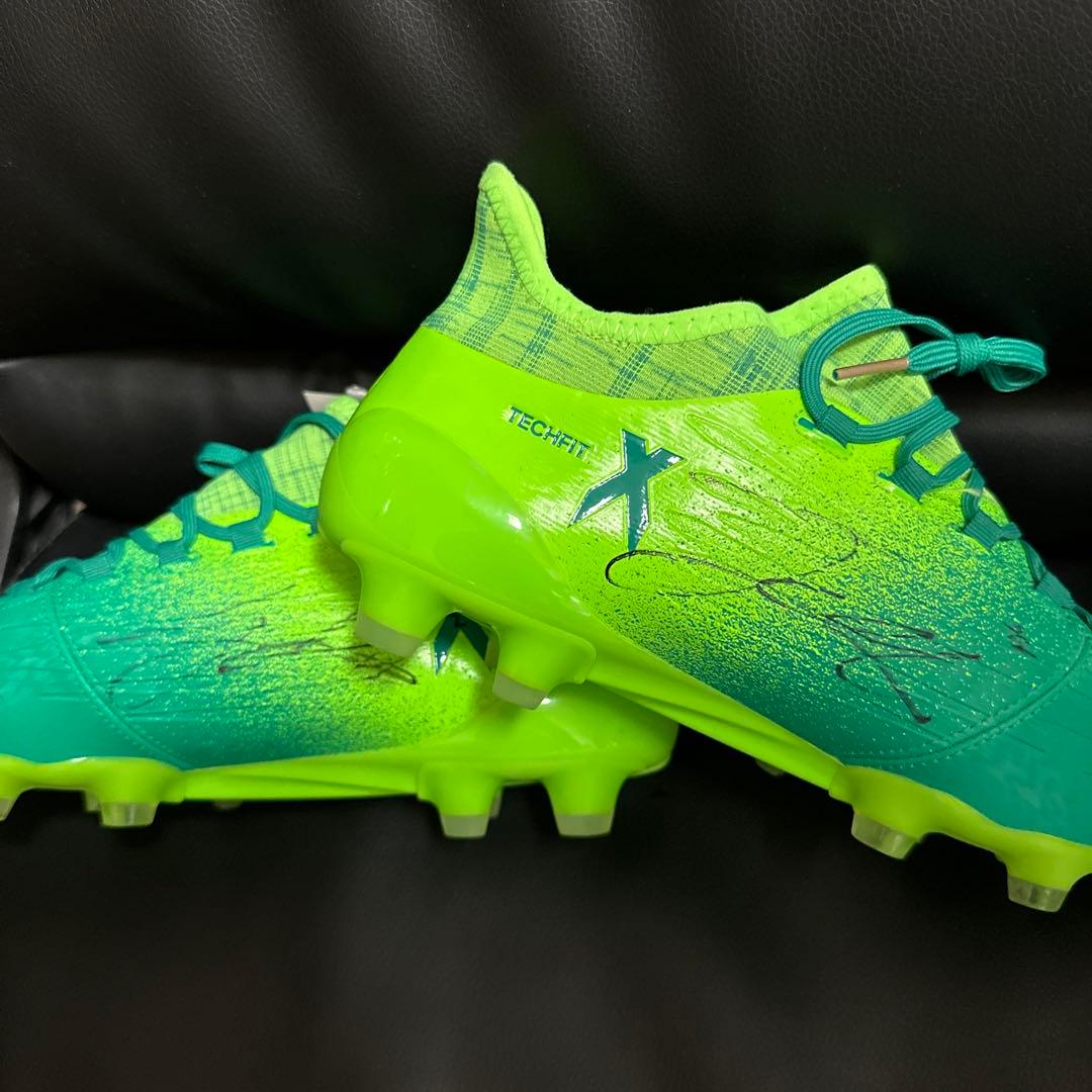 久保建英　直筆サイン　スパイク　日本代表　証明写真付　初期サイン　ルーキー　レア