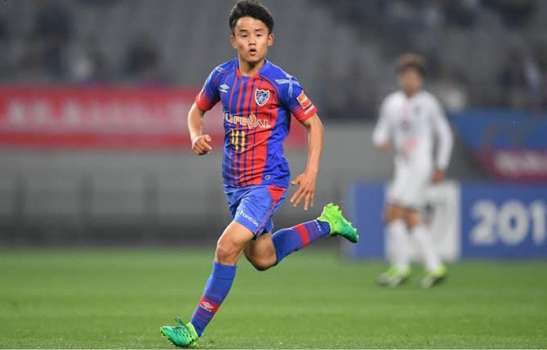 久保建英　直筆サイン　スパイク　日本代表　証明写真付　初期サイン　ルーキー　レア