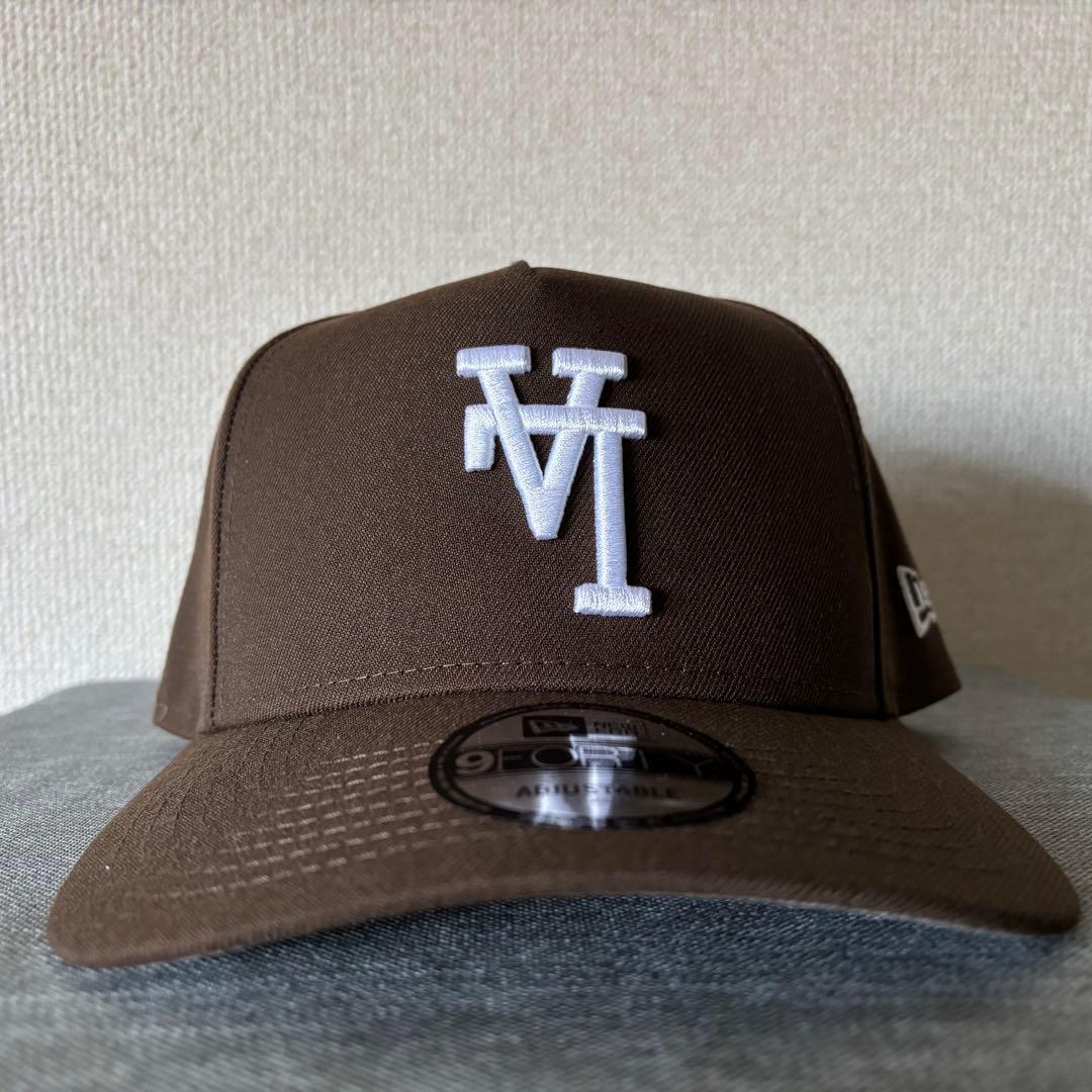 【海外限定】ニューエラ ロサンゼルスドジャース 9FORTY Aフレーム 茶色