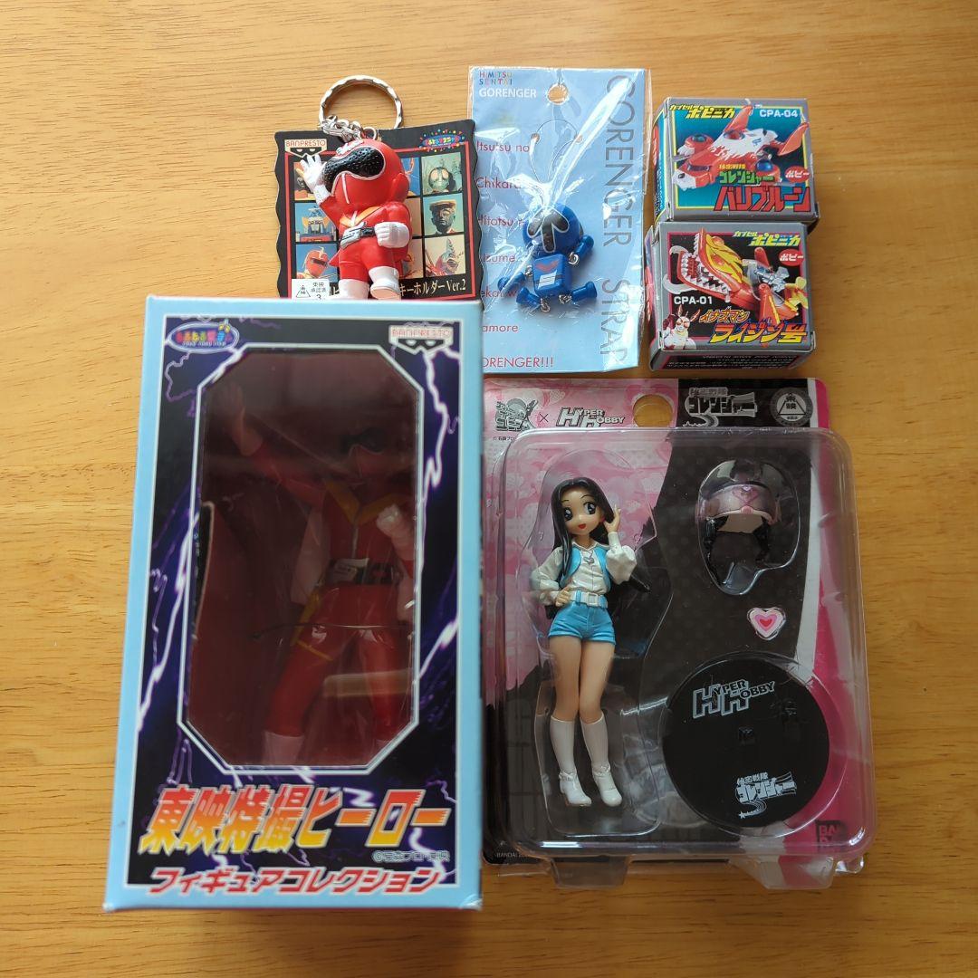 特撮ヒーロー コレクションフィギュア レッド・ゴレンジャーフィギュア他