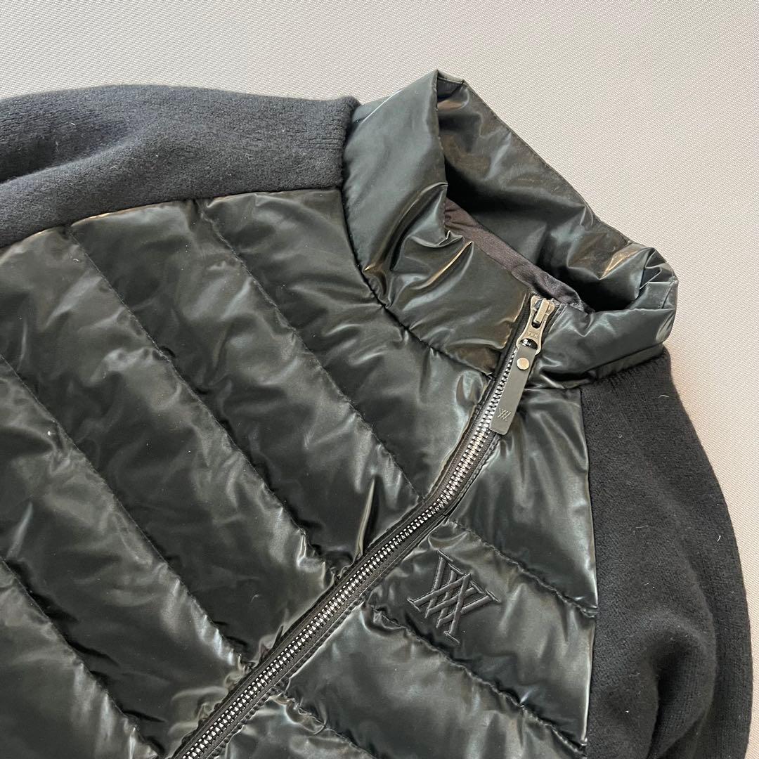 ANEW GOLF アニューゴルフ　ダウンジャケット　ニット　切り替え　中綿入り