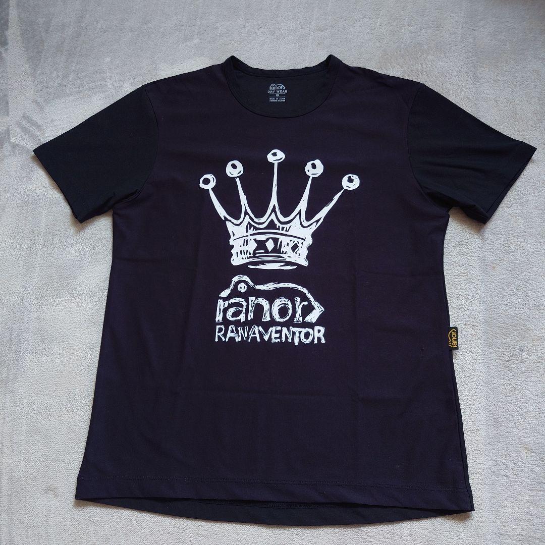 美品【ranor】ラナーDRYランニングTシャツ　ティアラ　Sサイズ