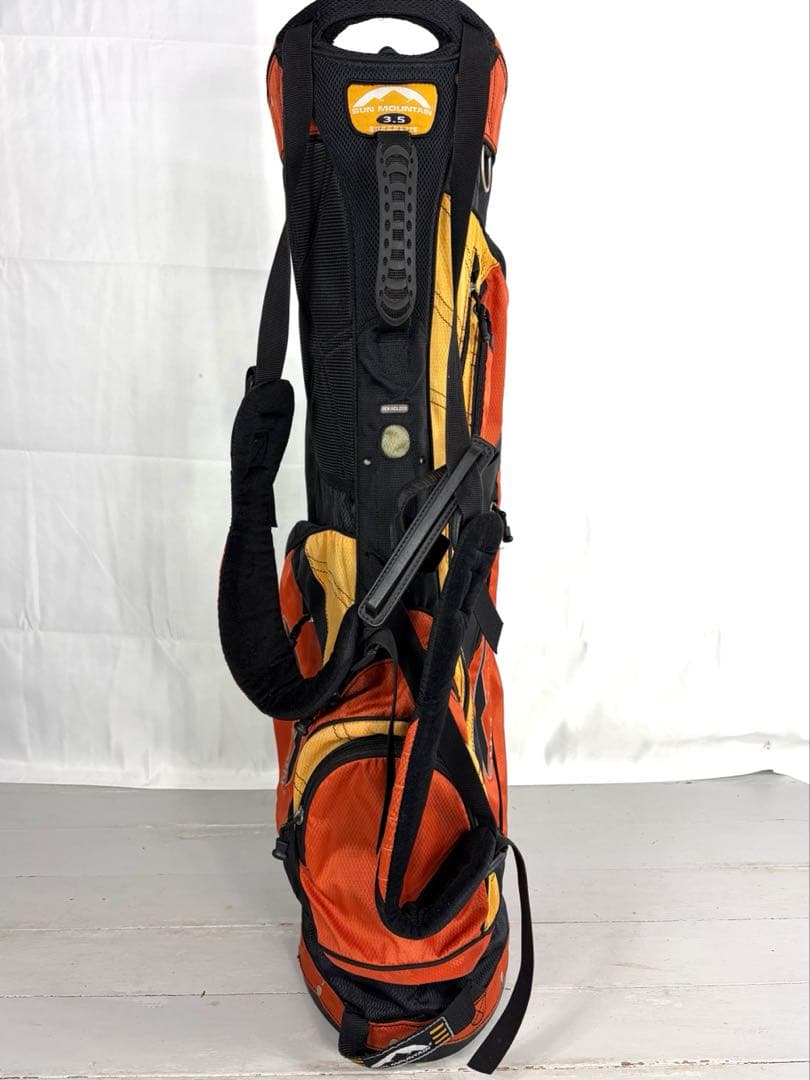 軽量　SUN MOUNTAIN キャディバッグ オレンジ サンマウンテン ゴルフ