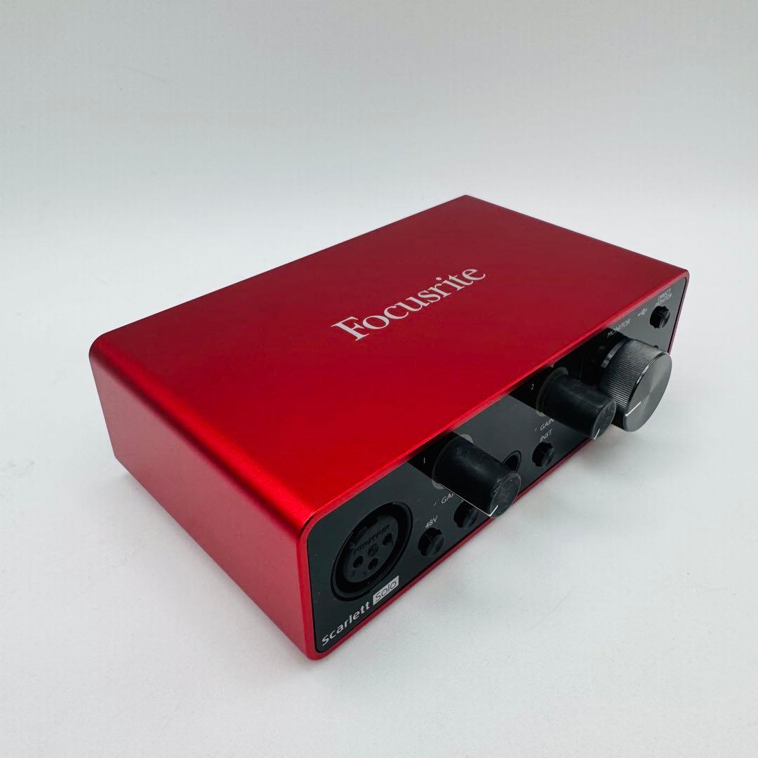 DTM・DAW Focusrite Scarlett Solo 3rd Gen