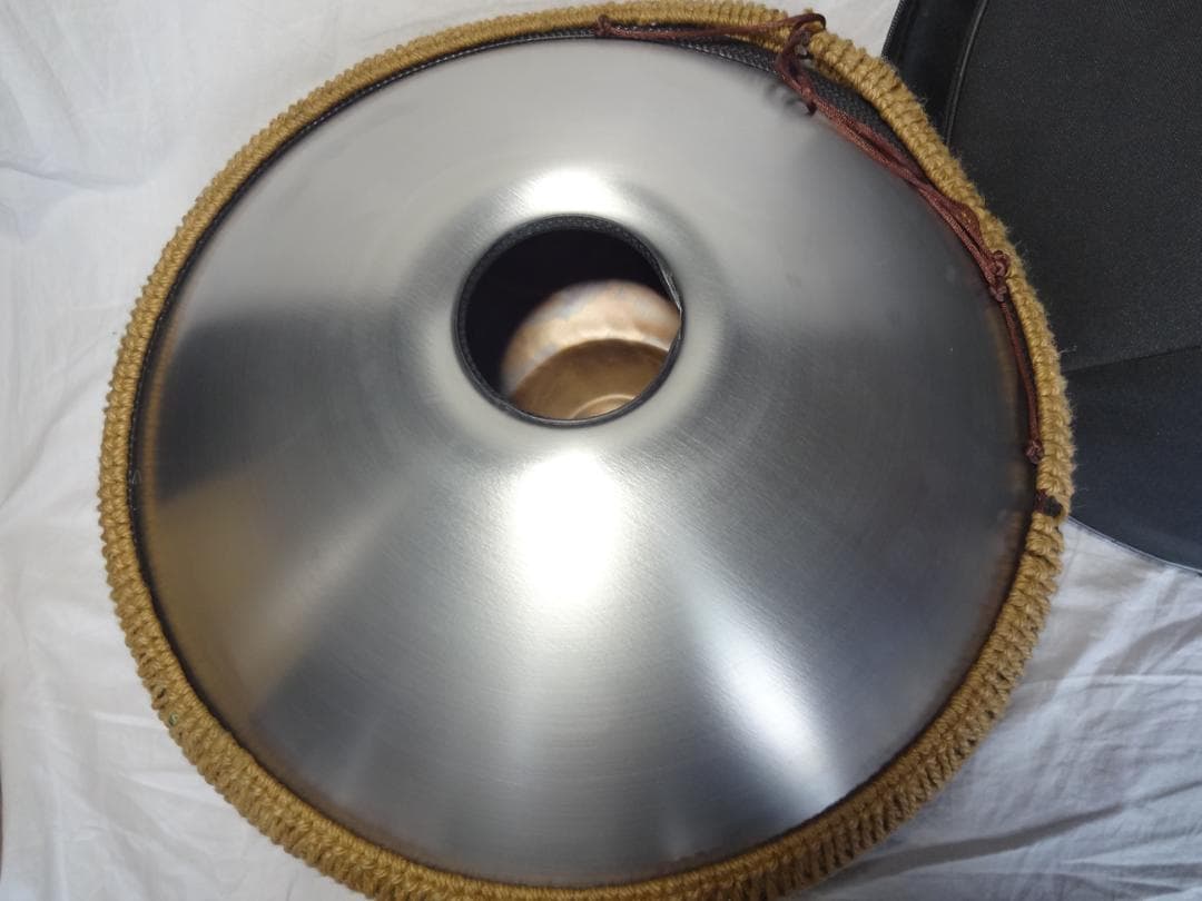 ハンドパン ミニサイズ 中華製 Gマイナー 9音 美品 ステンレスHANDPAN