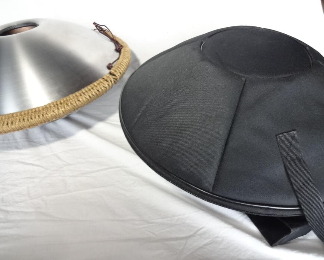 ハンドパン ミニサイズ 中華製 Gマイナー 9音 美品 ステンレスHANDPAN