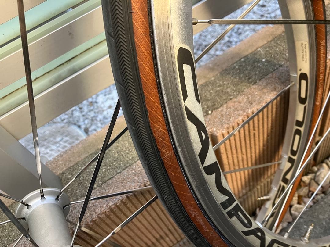 貴重　カンパニョーロ　ゾンダ　シルバーCampagnolo 完組ホイール 中古