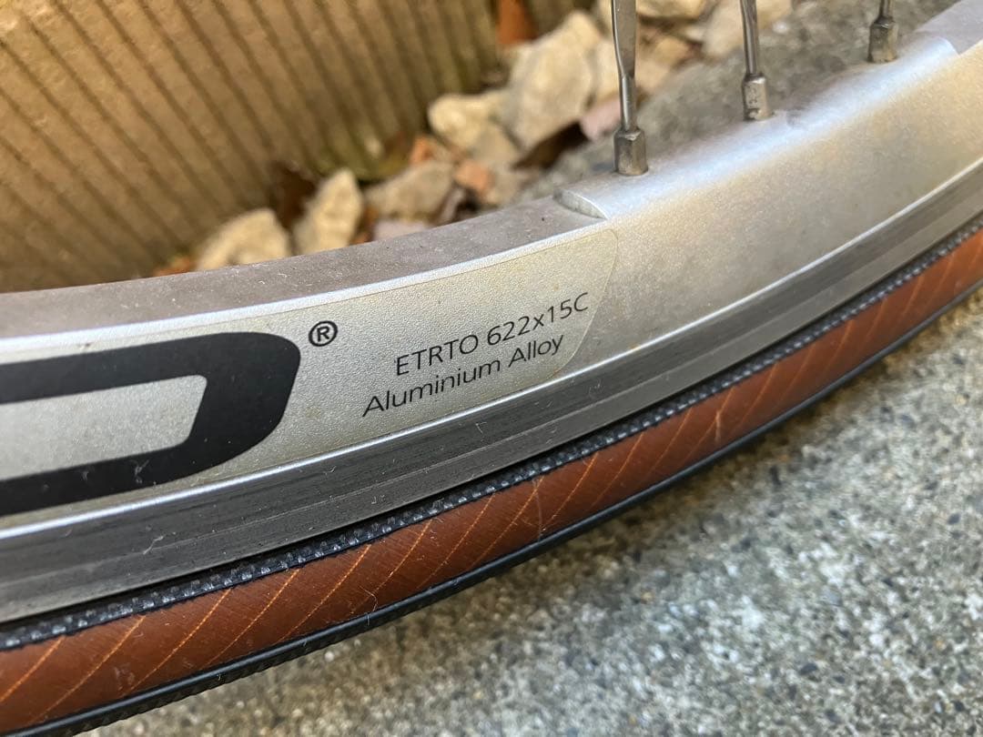 貴重　カンパニョーロ　ゾンダ　シルバーCampagnolo 完組ホイール 中古