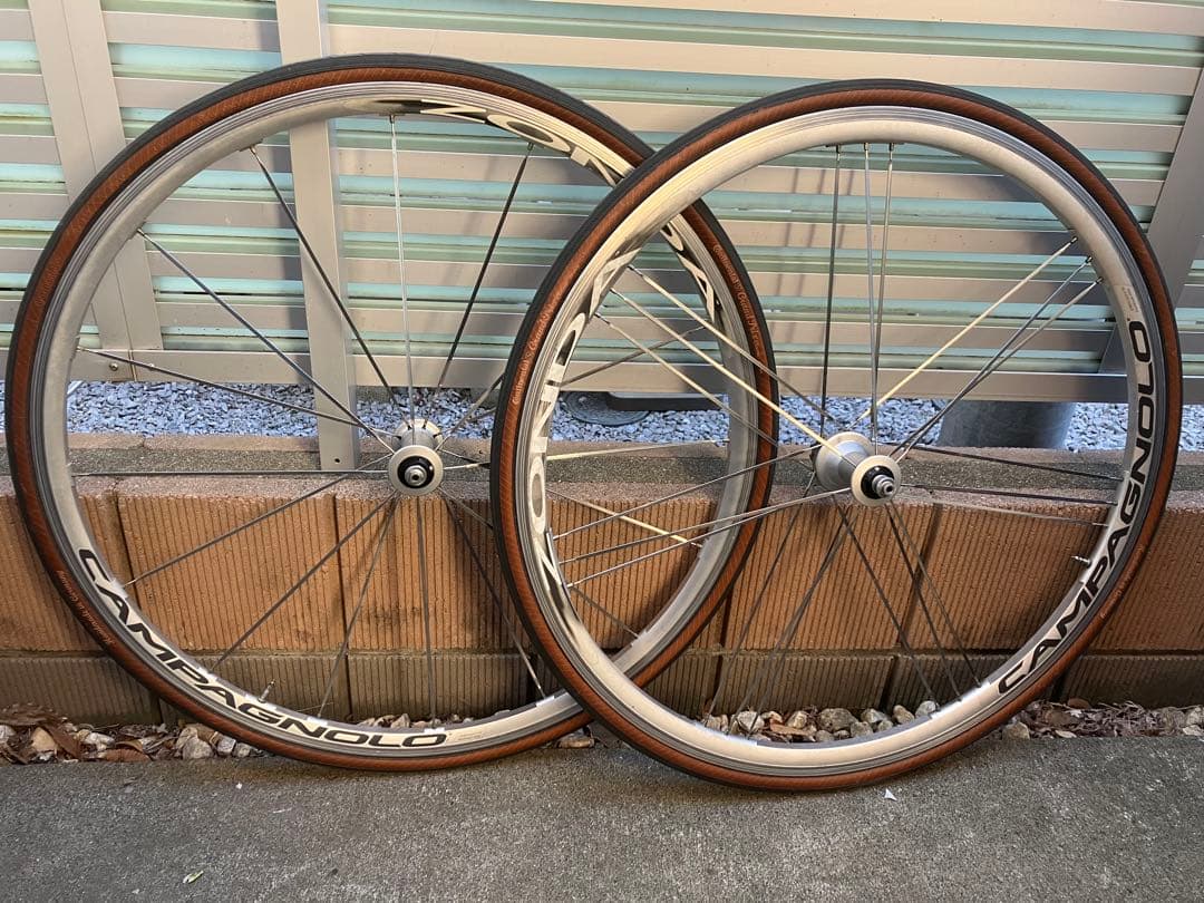 貴重　カンパニョーロ　ゾンダ　シルバーCampagnolo 完組ホイール 中古
