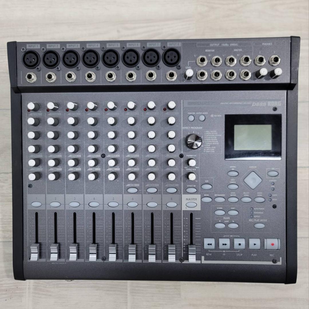 【良品】KORG 80GBHD 8トラックMTR D888 ①